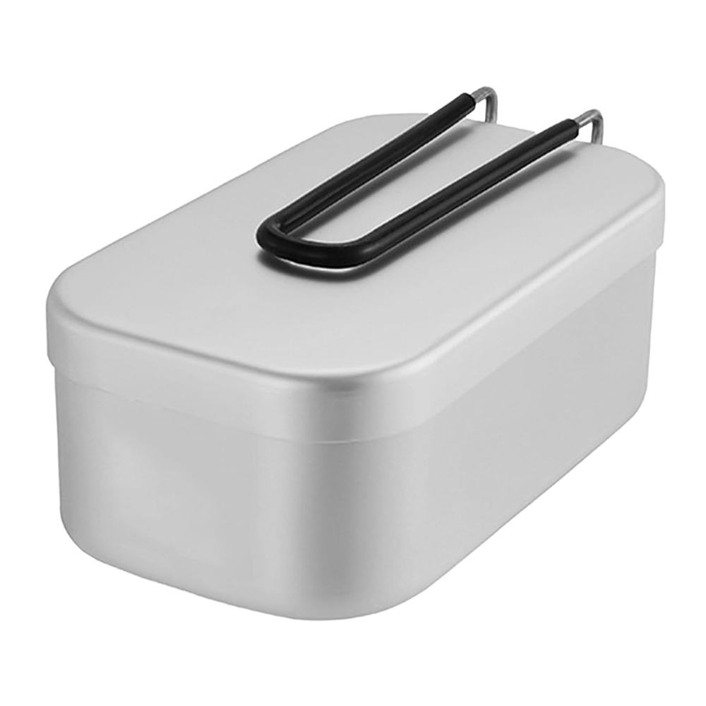 Camping Hiking Cooking - 800ML Aluminum Lunch Boxes Outdoor Camping