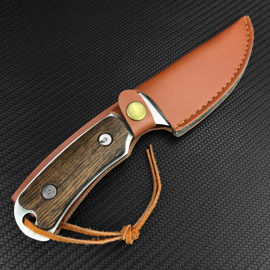 Handmade Lightweight Wood Hand - Camping Cooking Knife With Sheath review and price