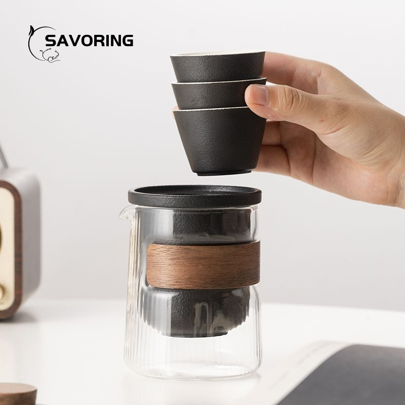 Simple Chinese Ceramic Tea Set - Camping Cooking Accessories review and price