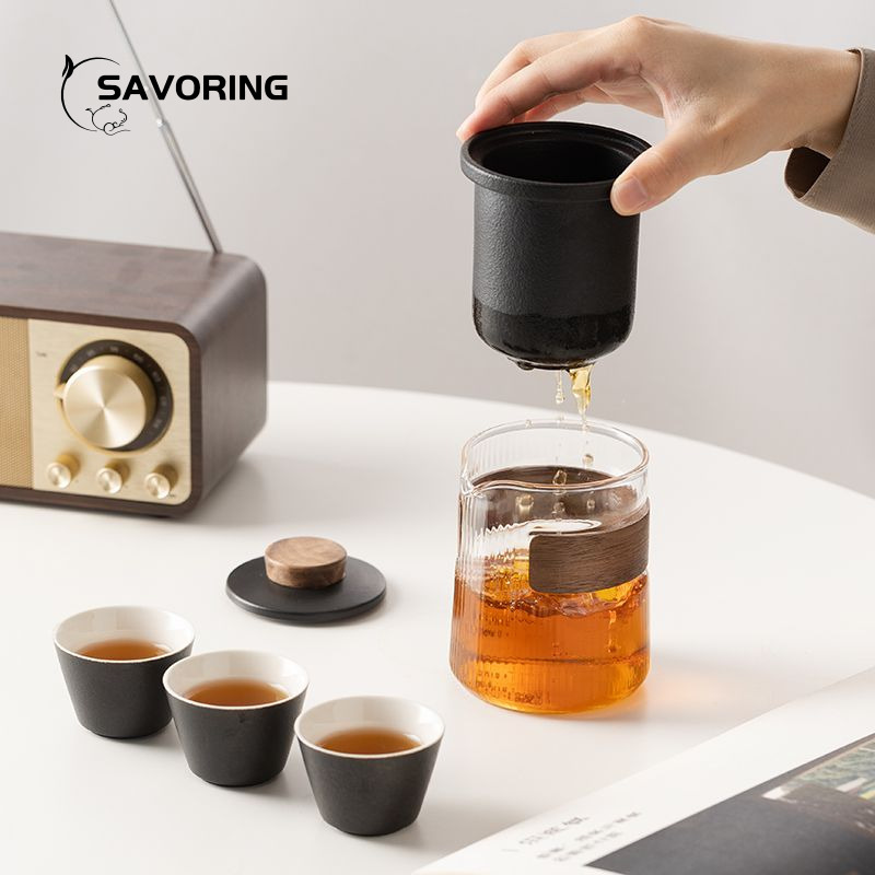 Simple Chinese Ceramic Tea Set - Camping Cooking Accessories review and price