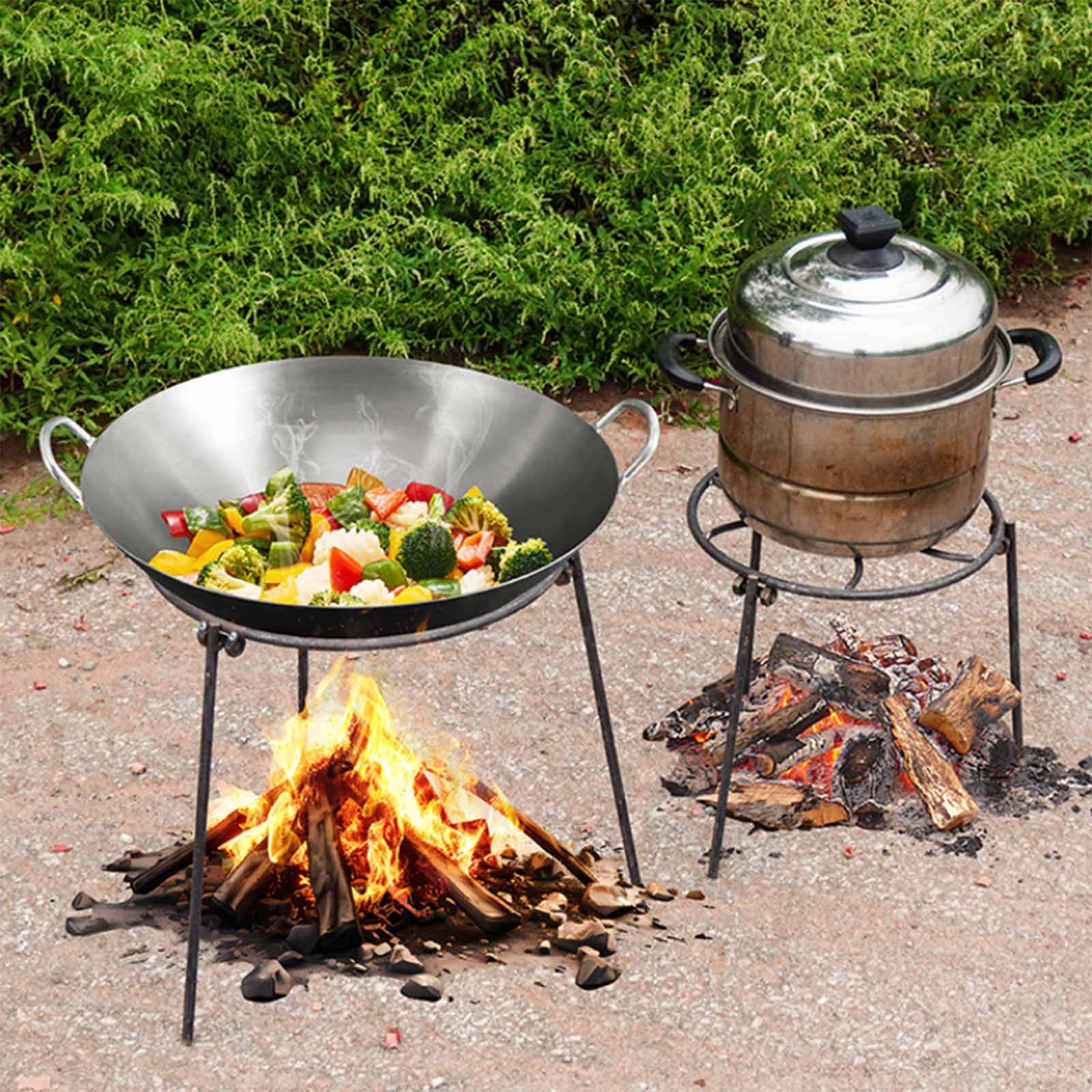 Campfire Tripod Folding Grill  - Camping Cooking Pot Tripod review and price