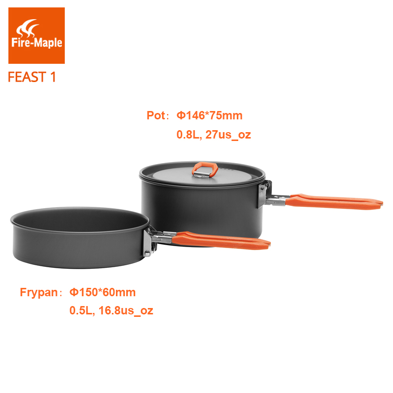 Fire Maple Feast 1 Outdoor Cam - Camping Cooking Pots And Pans Set review and price
