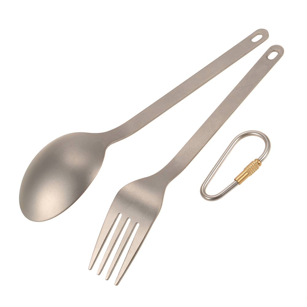 TOMSHOO Titanium Tableware Din - Camping Cooking Cutlery Set review and price