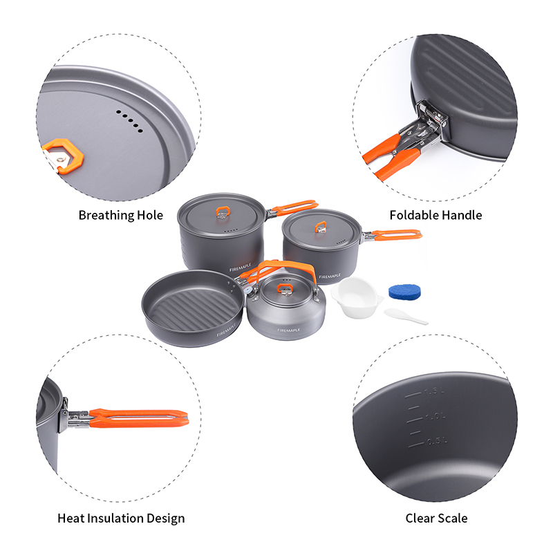 Fire Maple 4-5 Person Cookware - Camping Cooking Set 2 Person review and price