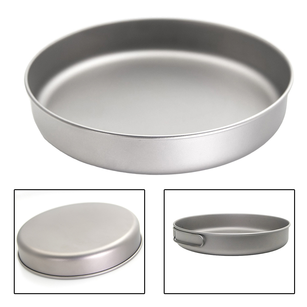 Ultralight Pure Ti Frypan Pot  - Camping Hiking Cooking review and price