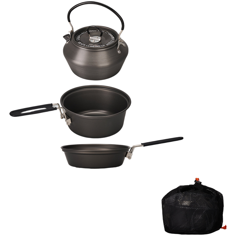 Lightweight Aluminum Alloy Cam - Camping Cooking Pots And Pans Set review and price