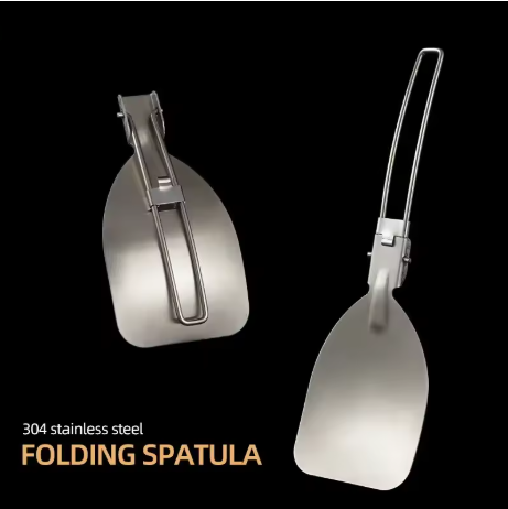 Folding Camping Spatula Stainl - Camping Cooking Set 2 Person review and price