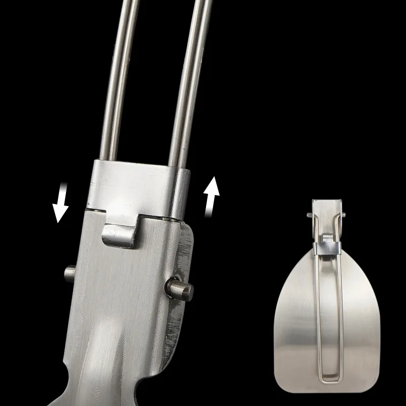 Folding Camping Spatula Stainl - Camping Cooking Set 2 Person review and price