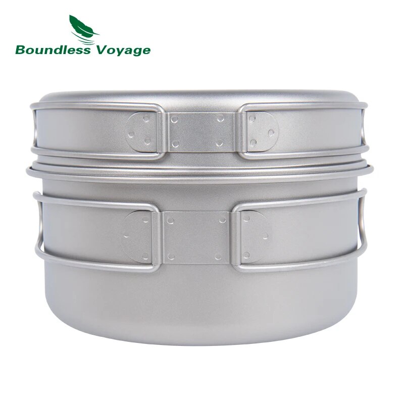 Boundless Voyage Titanium Pot  - Camping Cooking Set 2 Person review and price