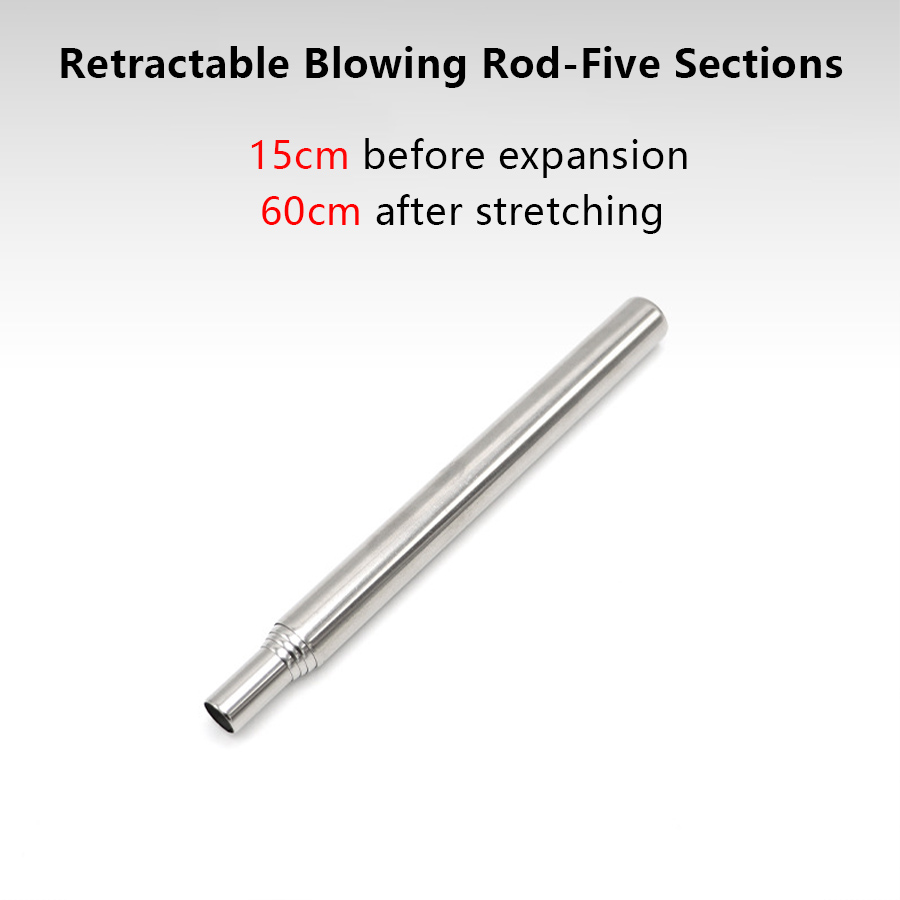 Stainless Steel Blowpipe Pocke - Camping Hiking Cooking review and price