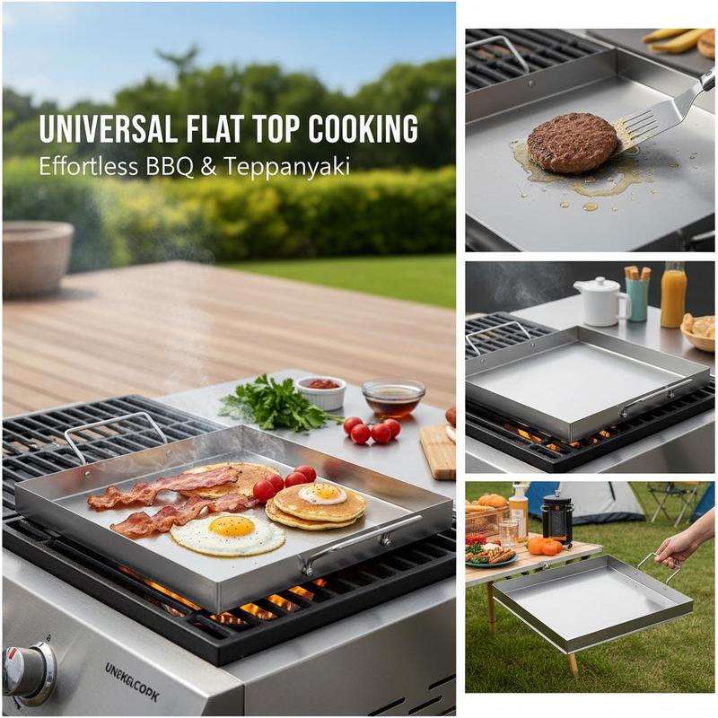 Universal Flat Top Griddle 18x - Camping Hiking Cooking review and price