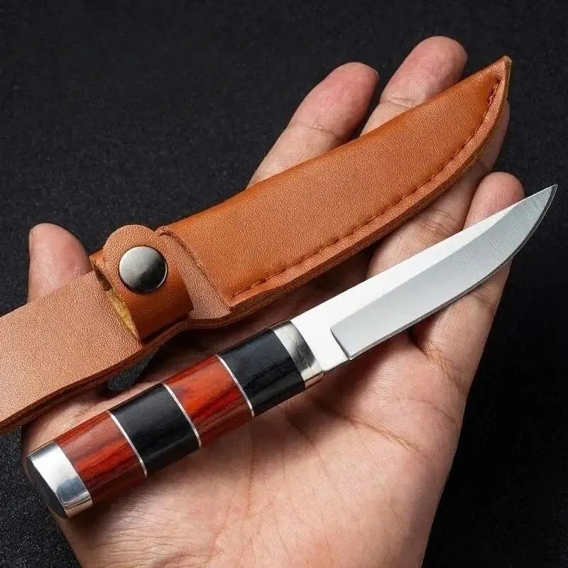 Premium Stainless Steel BBQ Kn - Camping Cooking Knife With Sheath review and price