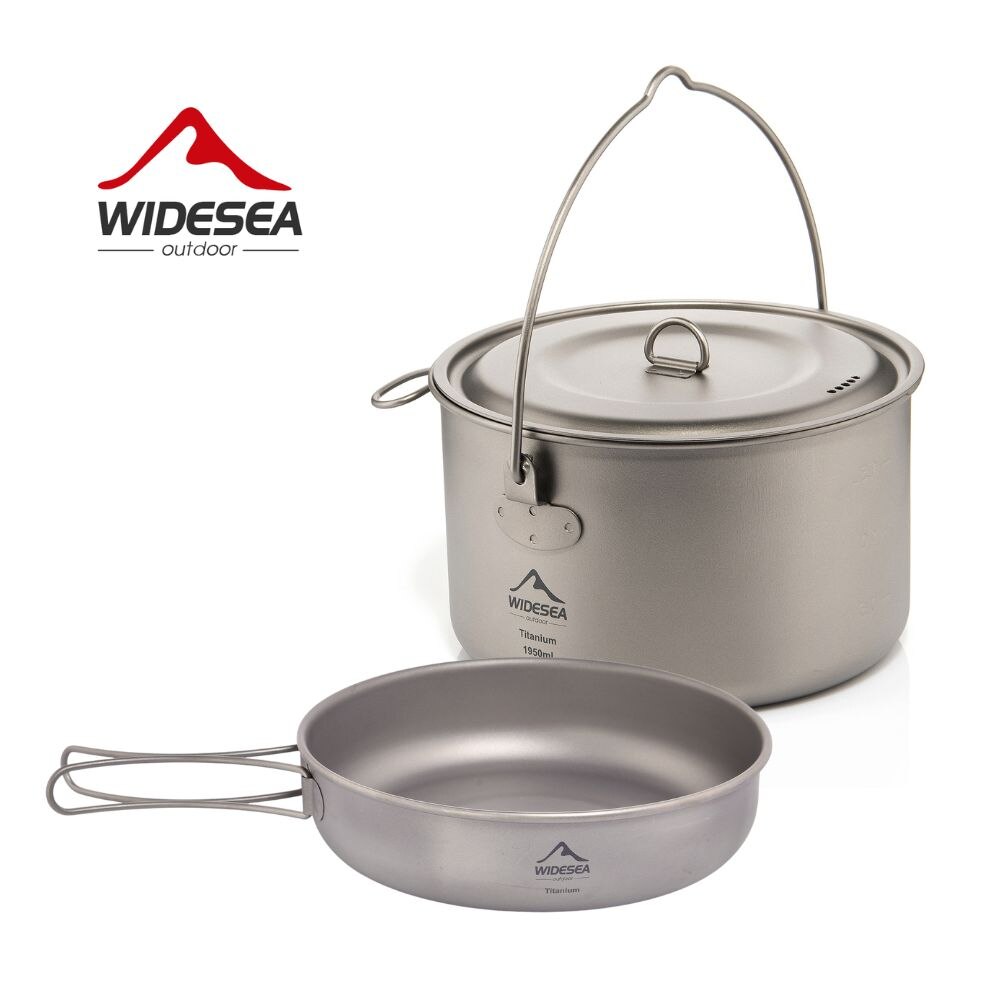 Widesea Camping Tableware Tita - Camping Cooking Pots And Pans Set review and price