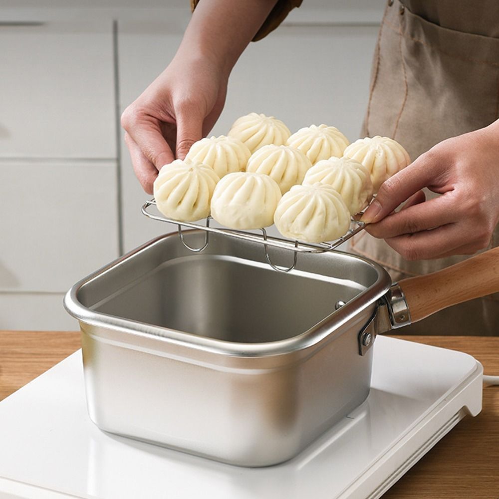 Portable Stainless Steel Fryin - Camping Cooking Pots And Pans Set review and price