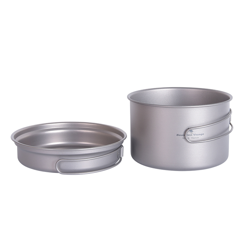 Boundless Voyage Titanium Pot  - Camping Cooking Pots And Pans Set review and price