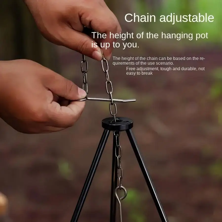 Outdoor Large Bonfire Tripod P - Camping Cooking Pot Tripod review and price