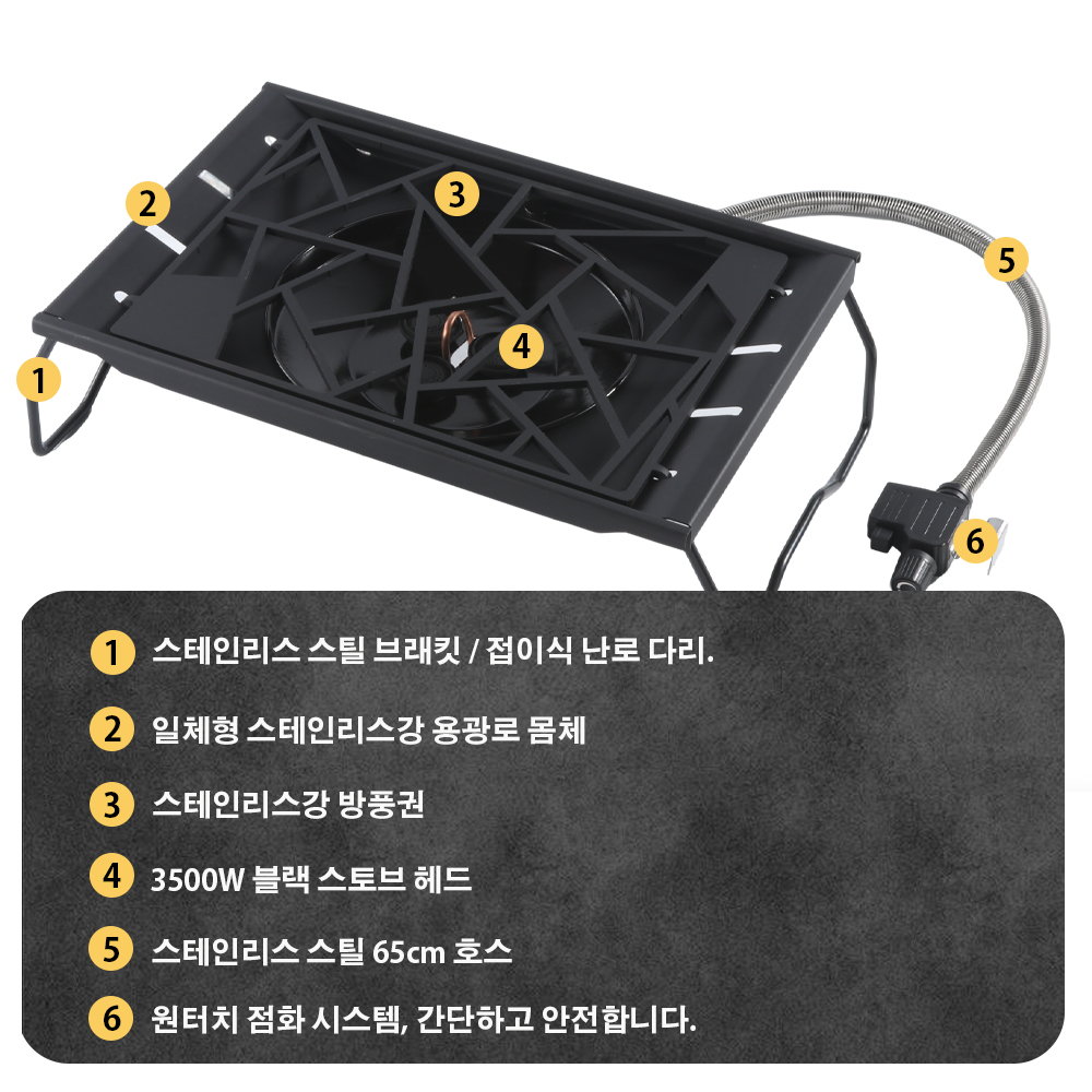 Pandatour Camping IGT Stove 65 - Camping Cooking Unit review and price