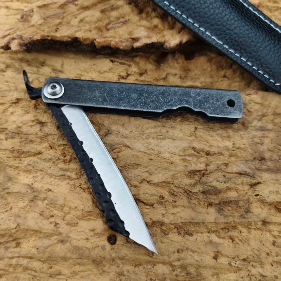 Higonokami  Handmade Stonewash - Camping Cooking Knife With Sheath review and price