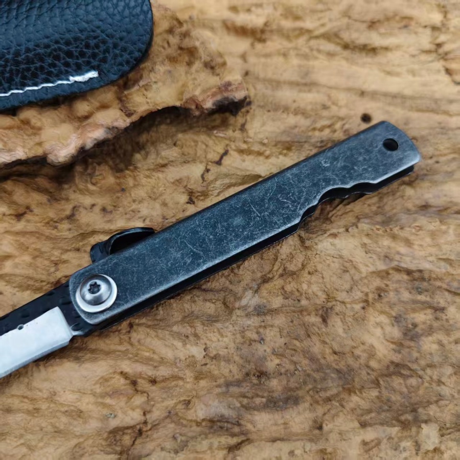Higonokami  Handmade Stonewash - Camping Cooking Knife With Sheath review and price