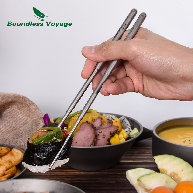 Boundless Voyage Titanium Camp - Camping Cooking Cutlery Set review and price