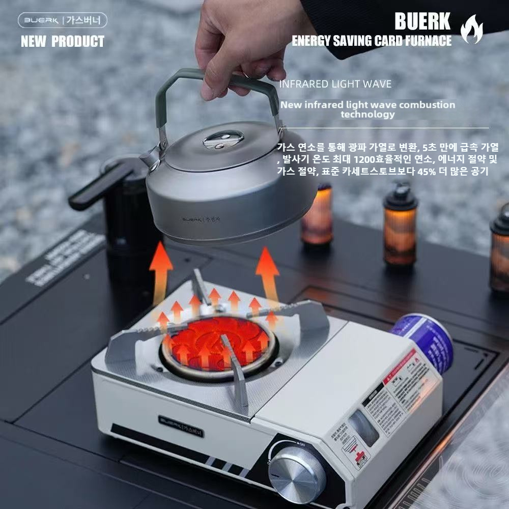BUERK 4000W Infrared Stove Por - Camping Cooking Butane review and price