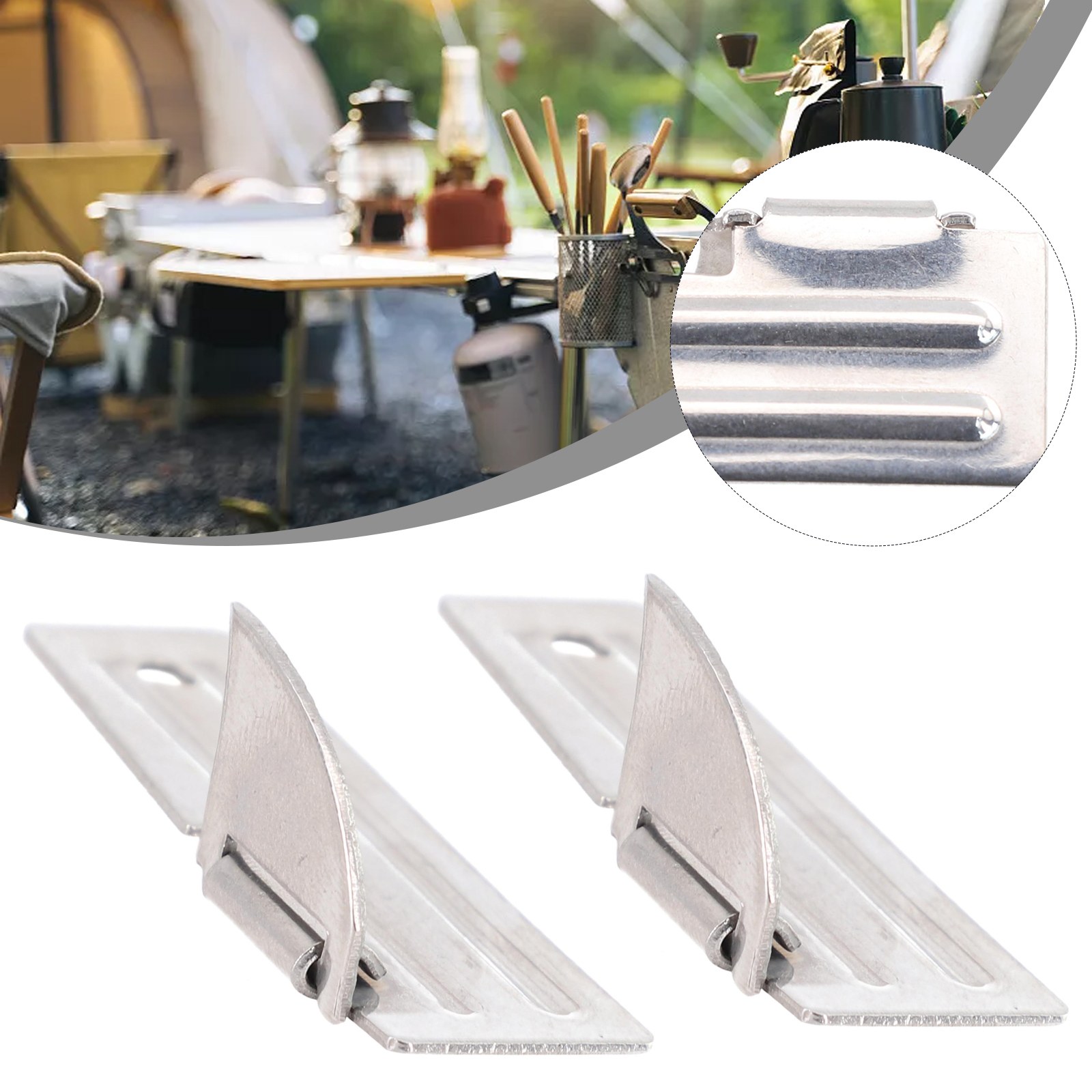 2pcs Stainless Steel Mini Fold - Camping Hiking Cooking review and price