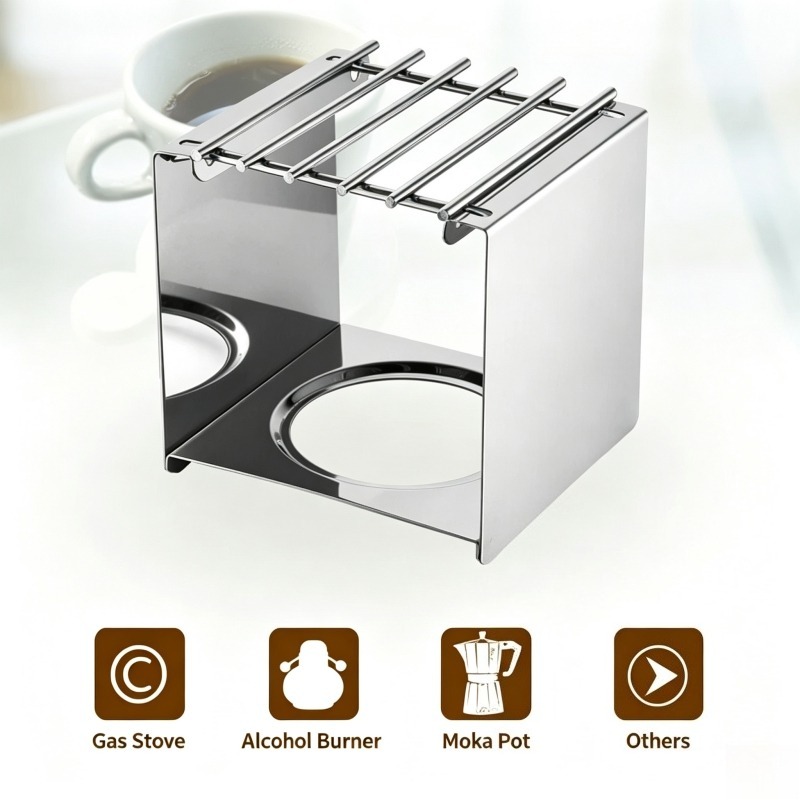 Stainless Steel Square Coffee  - Camping Cooking Accessories review and price