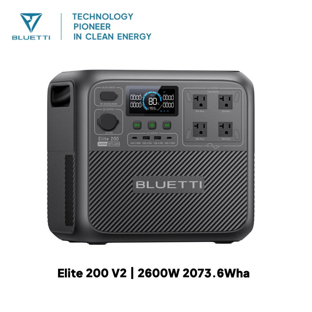 【Renew】BLUETTI Elite 200 V2 Po - Camping Cooking Heater review and price