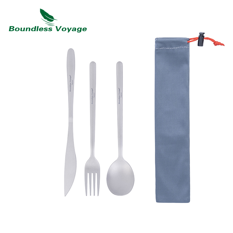 Boundless Voyage Titanium Dinn - Camping Cooking Cutlery Set review and price