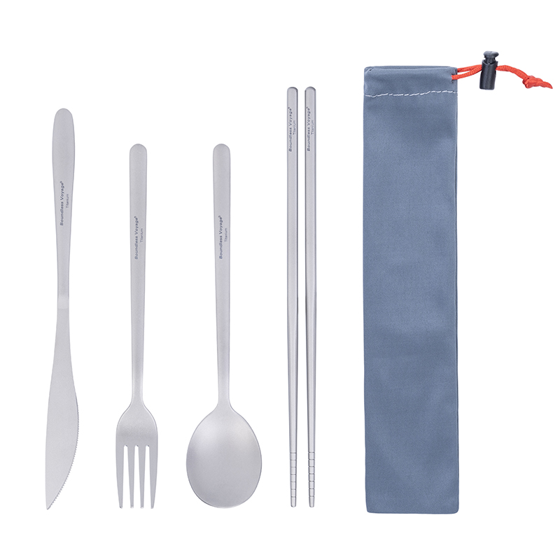 Boundless Voyage Titanium Dinn - Camping Cooking Cutlery Set review and price