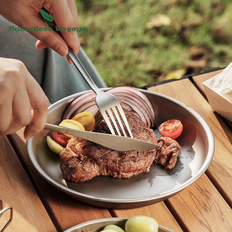 Boundless Voyage Titanium Dinn - Camping Cooking Cutlery Set review and price