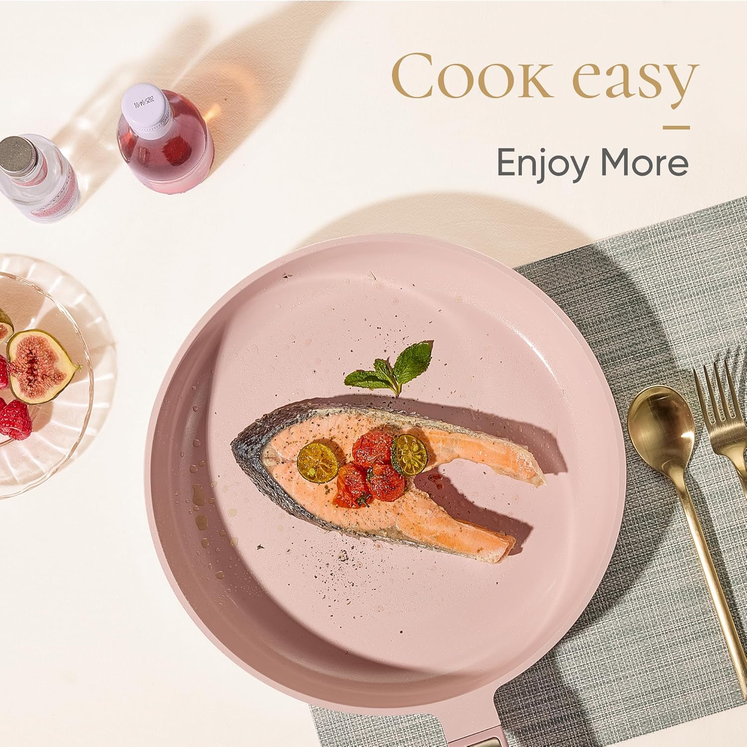 Nonstick Ceramic Cookware Set, - Camping Cooking Pots And Pans Set review and price