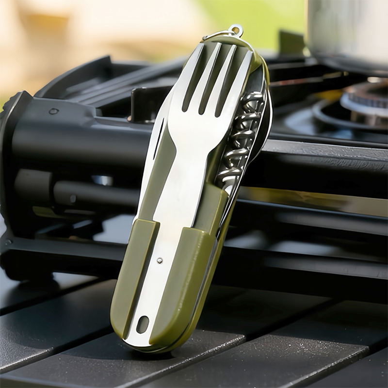 New Stainless Steel 7In1 Campi - Camping Cooking Cutlery Set review and price