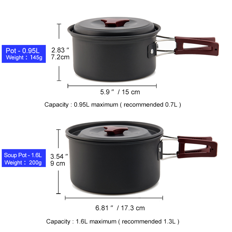 Widesea Camping Cookware Set O - Camping Cooking All In One review and price