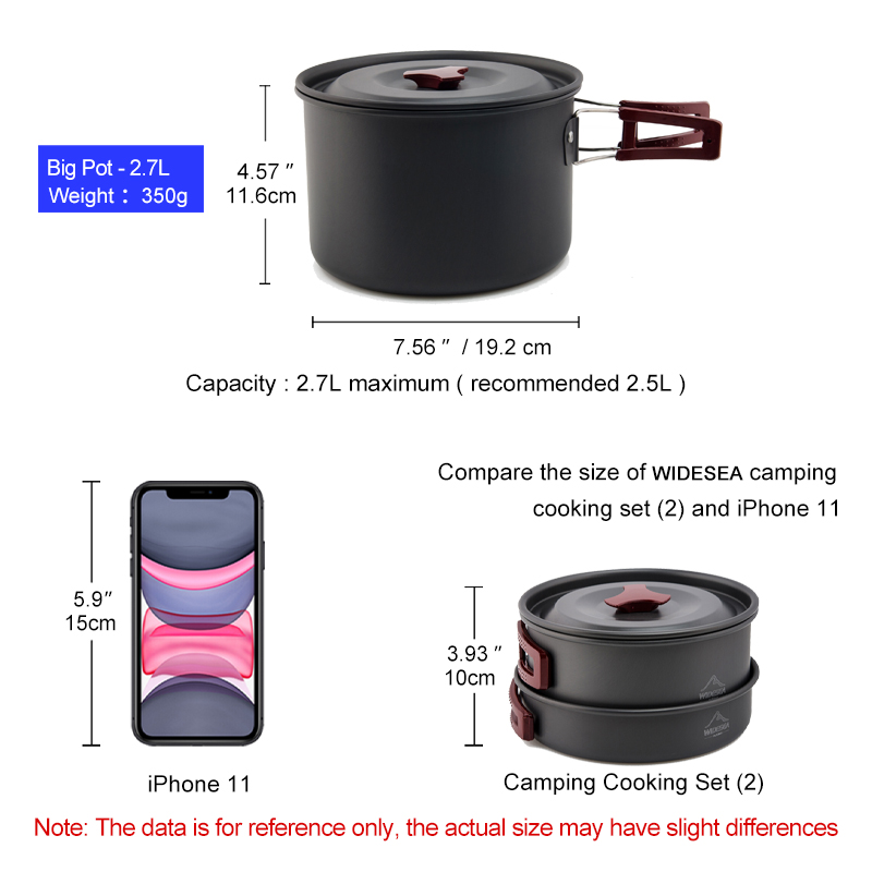 Widesea Camping Cookware Set O - Camping Cooking All In One review and price