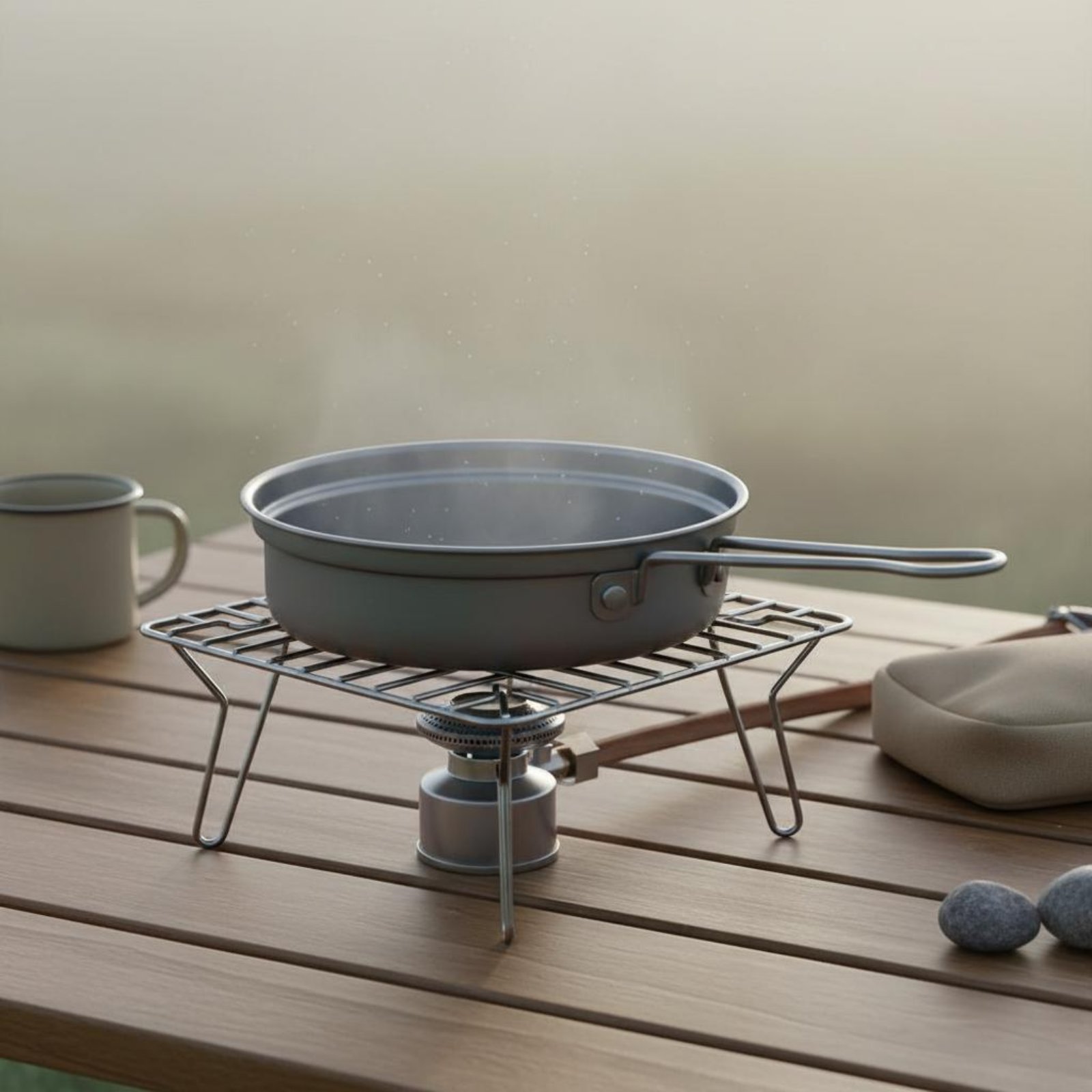 2 Pieces Metal Camping Cook Se - Camping Cooking Dining Set review and price