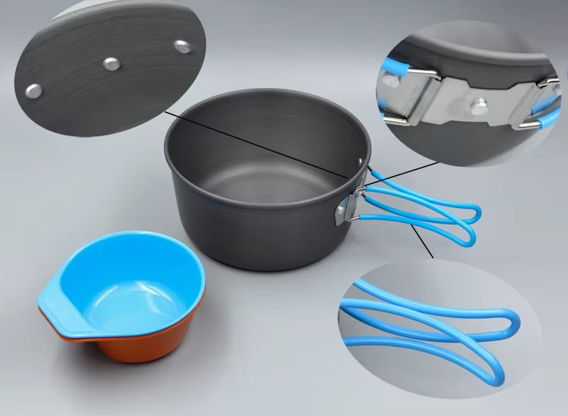 Camping Cookware Backpacking P - Camping Cooking Pots And Pans Set review and price