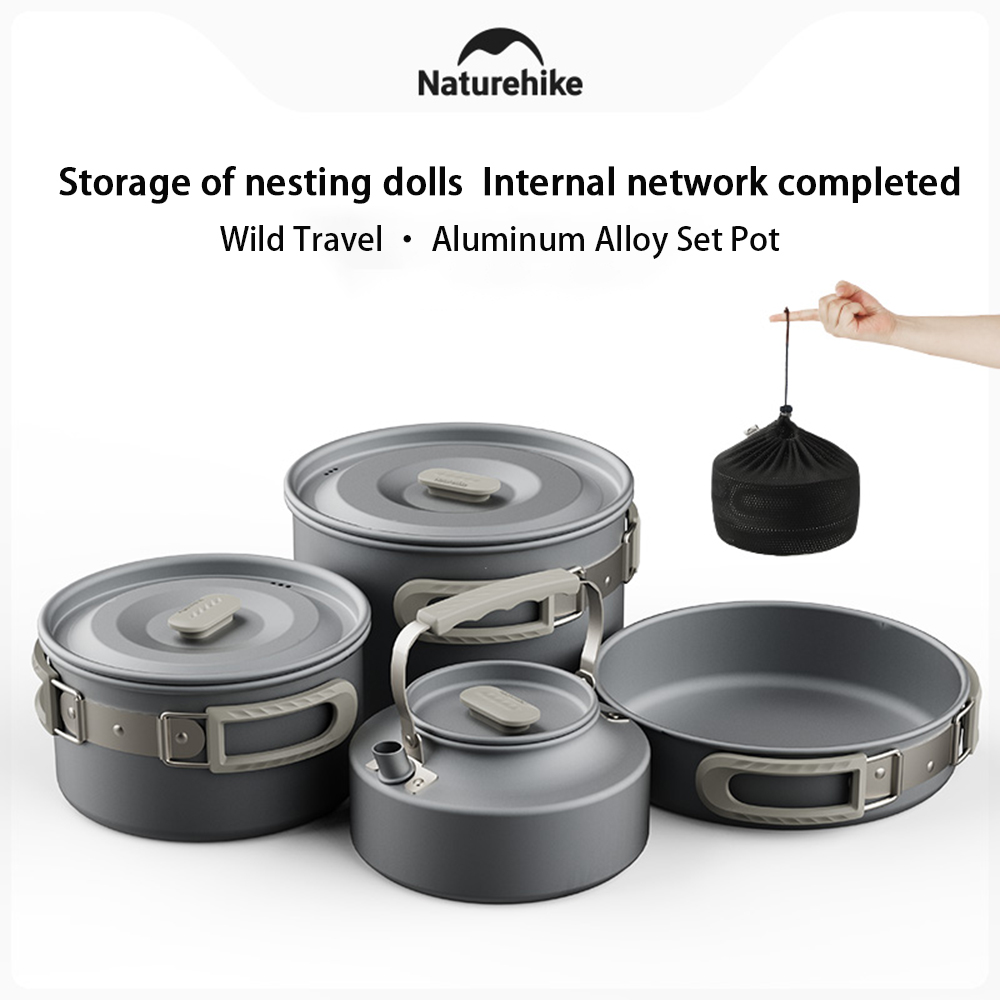 Naturehike Outdoor Pot Set,Cam - Camping Cooking Pots And Pans Set review and price