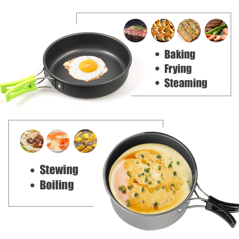 WESTTUNE Camping Cookware Kit  - Camping Cooking Set 2 Person review and price